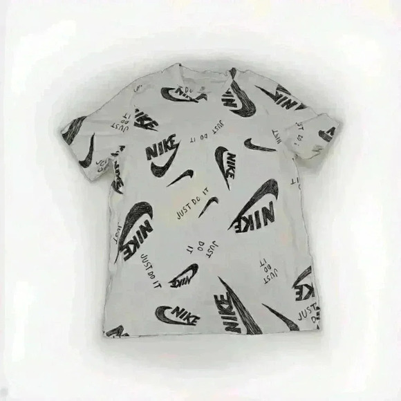 AUTHENTIC NIKE AOP JDI T SHIRT DJ6074-100 Large - Picture 2 of 6